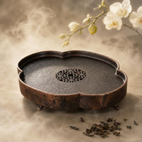 Copper Tea Tray Low-Silhouette Drainage Tea Tray Long-Lasting