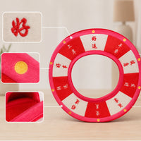 Lightweight Fortunate Wheel Hat Portable Novelty Hat with Face Opening Soft Headwear Comfortable for Performers, Photo Booths