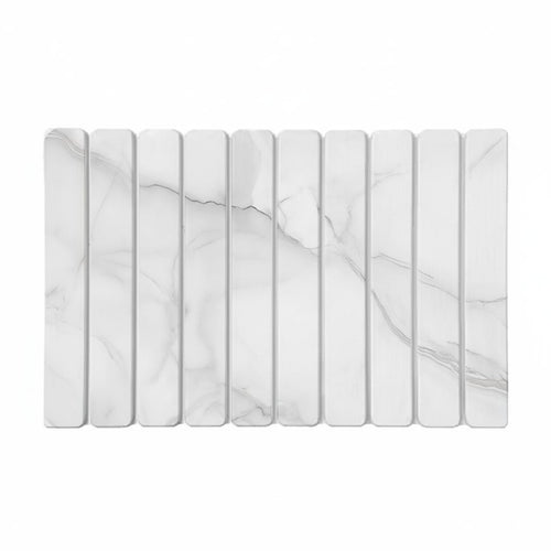 Folding Diatomite Mat Natural Material Quick Dry Shower Rug Space-Saving