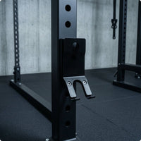 Barbell Storage Hook Space-Saving Squat Rack Hook Wall-Mounted Rack for Weightlifters