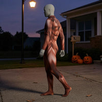 Printed Muscle Suit High Neck Muscle Bodysuit Adult Clothing for Cosplay