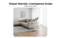 C-Shaped Side Table Minimalist Design C-Shaped Table Space-Saving for Homeowners