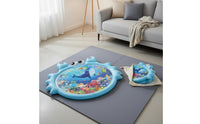 Leak Proof Design Baby Tummy Time Water Mat Easy to Set Up Inflatable Water Play Mat Foldable Infant Toy for Babies, Infants, Toddlers, Indoor