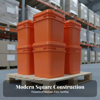 Square Plastic Pail 25L Pail PP Fermentation Pail Good Closure Ing Professional Pail with Handle