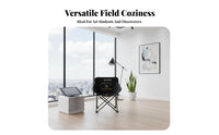 Portable Sketching Stool Foldable Design Artist Chair with Backrest Back Support Lightweight Fishing Chair for Artists, Fishers, Hiking, Picnic, Parks