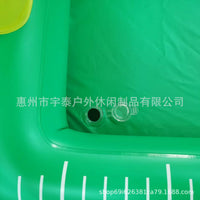 厂家现货亚马逊热卖充气橄榄球场冰吧 水陆两用托盘加厚PVC冷却器