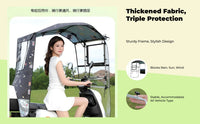 Foldable waterproof scooter shelter