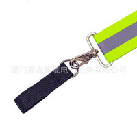 跨境 X型可悬挂工具袋减轻负重的荧光绿反光条背带Tool suspender