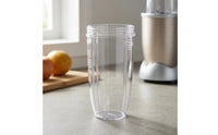 MAX Fill Mark Screw-Top Blender Cup Wide Opening Blender Cup Tapered Shape Appliance Part Transparent