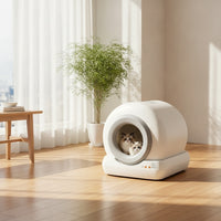 Fully Enclosed Automatic Litter Box App Control Smart Cat Litter Box Anti-Leakage for Home, Apartments