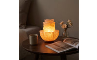 salts Lamp Ambient Mineral Crystal salts Lamp Calming Night Light for Bedside