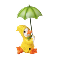 Garden Duck Statue Whimsical Yard Decoration Resin for Balcony
