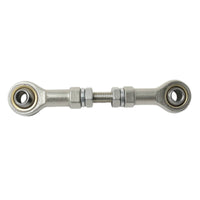 Metal Linkage Rod Assembly Compact Adjustable Linkage Rod with Lock Nuts Silver-Toned Hardware for Small Automation
