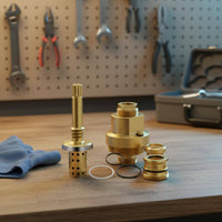 Plumbing Component Shower Faucet Rebuild Kit Lavatory Equipment Effortless Installation for Renovation