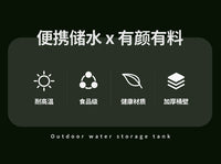 5升户外带龙头透明水桶pc食品级纯净水桶储水桶家用带盖方形奶茶