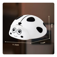 Ladybug Night Light Cute Design Ladybug Lamp Rechargeable Battery for Desktop