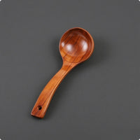 Soup Ladle Wood Wooden Ladle Long Handle Utensils for Home Cooks, Hosts, Kitchen, Dining Table, Restaurant