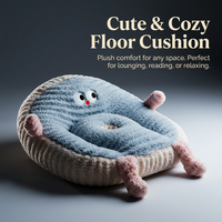 Cute Cartoon Animal Seat Cushion, Thickened Tatami Sitting Pillow, Soft Throw Pillow Children, Novel - Image 2