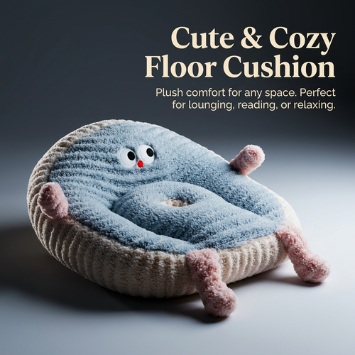 Cute Cartoon Animal Seat Cushion, Thickened Tatami Sitting Pillow, Soft Throw Pillow Children, Novel - Image 2