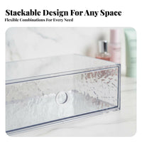 Clear Divider Box Multi-Compartment Clear Divider container Set Transparent Design