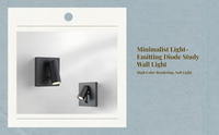 Adjustable LED reading wall sconce