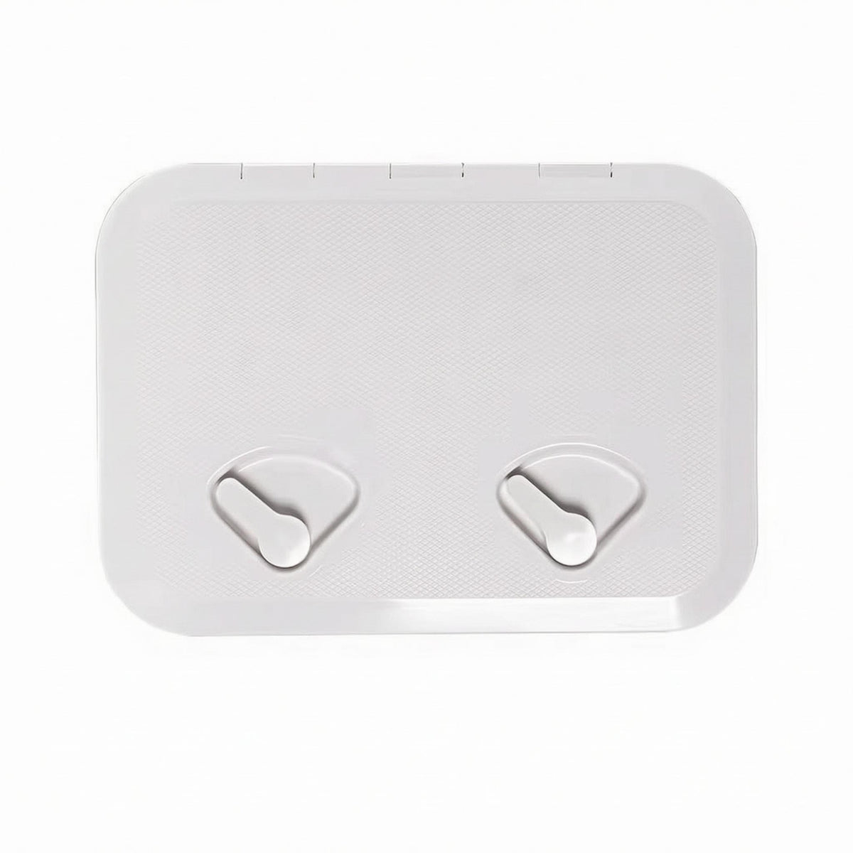 Integrated Latches Marine Hatch Cover ABS Plastic Locking Hatch Cover Textured Surface Boat Accessory Rounded Corners for Storage Opening