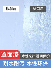水性罩面漆内墙透明保护墙面水泥地面外墙乳胶漆防水哑光罩光清漆