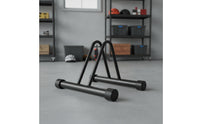 Space-Saving Vertical Two-Wheeler Stand Freestanding Vertical Bike Stand Heavy Duty Stable for Commuters