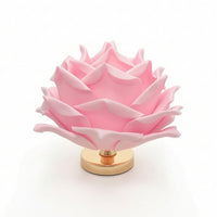 Table Lamp with USB Switch Dimmable Flower Lamp Floral for Vanity