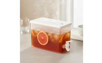 5 L High Temperature Resistant Cold Water Pitcher with Spigot Fridge Friendly Design Beverage Jug with Spigot Easy to Clean Refrigerator Water Kettle Wide Mouth for Families