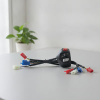 Reliable Motorcycle Handlebar Switch with Wiring Harness Wired Handlebar Switch with Wiring Harness Multifunctional Easy Installation for Mechanics