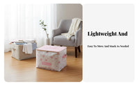 foldable Clothes Box Large Capacity Closet Organizer Lidded for Moving House