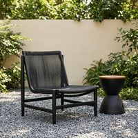Lounge Chair, Outdoor Chair, Rope Chair, W70×D70×H80cm, Waterproof, UV Protection, Outdoor, Garden, Terrace