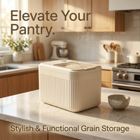 Rice Storage Container with Lid, Airtight Grain Storage Bucket, Cereal Dispenser #variant:20 jin (10kg) with measuring cup