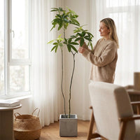 Large Nordic Artificial Traveler's Palm Plant Fake Green Potted Plant for Living Room Window Decor
