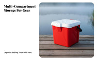 Fishing Tackle Storage Bucket Thickened Material Sit-on Fishing Pail Outdoor Equipment for Anglers, Fishermen, Car Washing, Camping