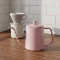 350 Ml Gooseneck Kettle With Lid Stream over Coffee Kettle Stream over Coffee Pot Precise Flow Control Hand Manual Brew Pot