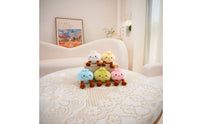 Cute Dumpling Stuffed Keychain Kawaii Aesthetic Stuffed Bun Charm Gift Idea for Keys