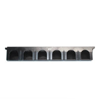 Easy to Install Fishing Rod Display Rack Space Saving Wall Mounted Rod Rack for Garage, Workshop
