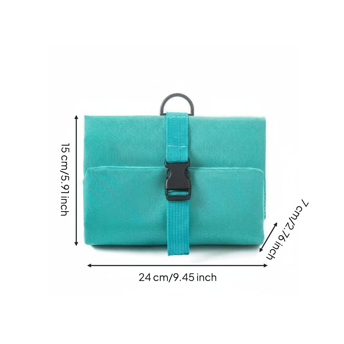Hanging Travel Wash Bag Minimalist Design Folding Cosmetic Bag for Men