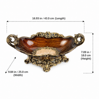 Customisable Resin Decor Set, Decorative Resin Candle Holders for Dinner Parties, Oceanic Life Design for Dining Table Decor