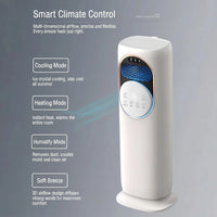 Q9 Heating and Cooling Air Conditioner Fan with Humidifier, Bladeless, Remote Control, EU Plug