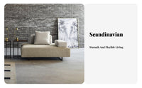 Nordic design aesthetic Multi-Piece Configurable Sofa Modern Stylistic Curved configurable set Sofa Creative Shape configurable Couch Lowlow-rear rear for Interior Designers, Apartment Dwellers, Business Owners