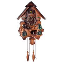 Pinecone Weights Pendulum Cuckoo Clock House-Shaped Cuckoo Clock