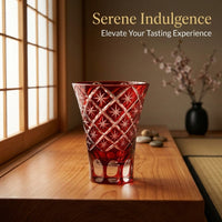 Kiriko-style Crystal Glass Shot Glass