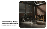 Oil Drum Table and Chair Combo Factory Theme & Design 3-Piece Patio Group Retro Look and Feel sturdyDuty for Restaurateurs