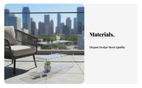 C-Shaped Side Table Minimalist Design C-Shaped Table Space-Saving for Homeowners