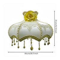 Vintage Floor Lamp Shade Tassels Home Decoration Beaded Trim