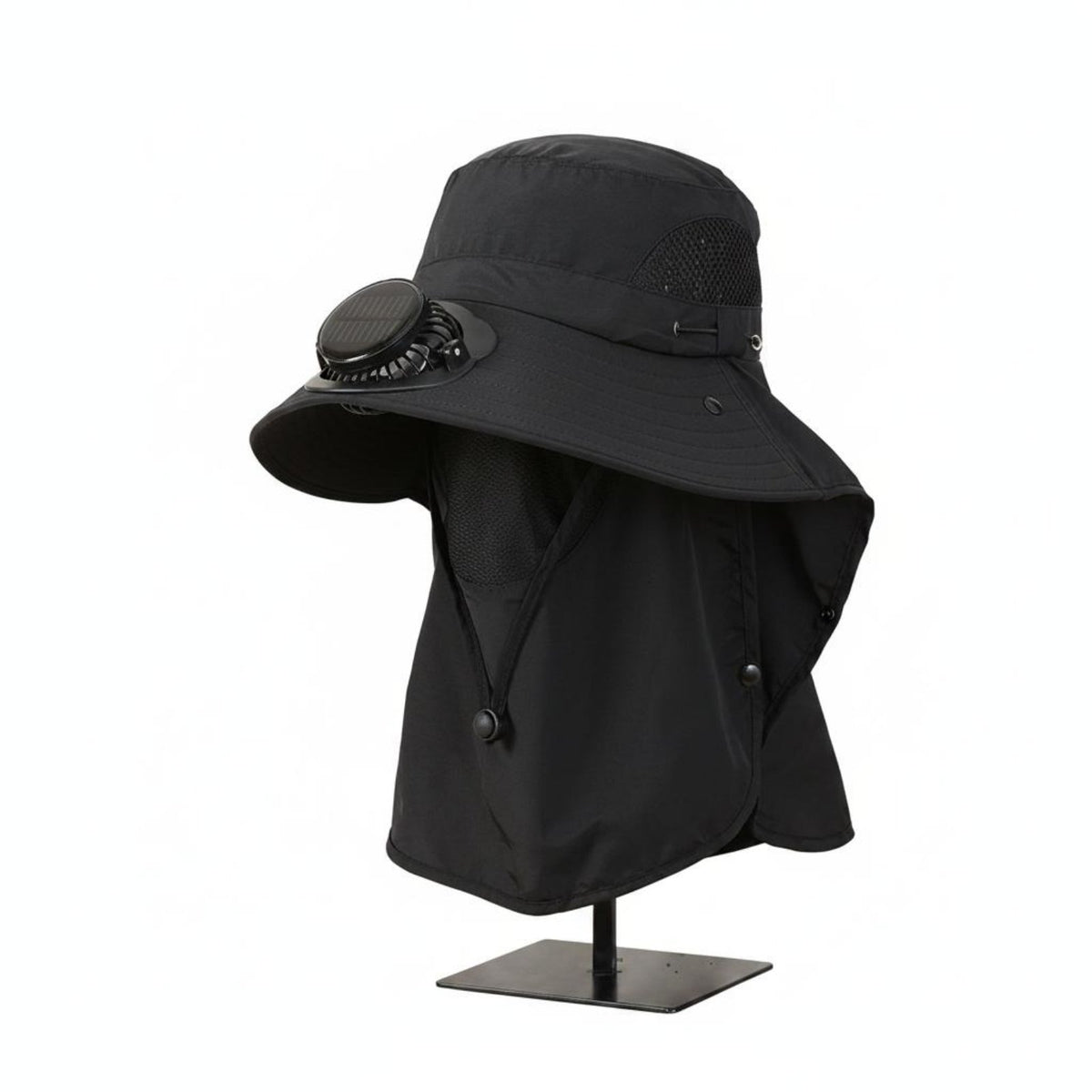 Lightweight Wide Brim Fan Hat Breathable Mesh Outdoor Gear