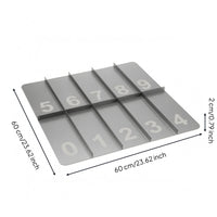 Numbered Drink Carrier Rack Low Profile Stainless Steel Drink Carrier Rectangular